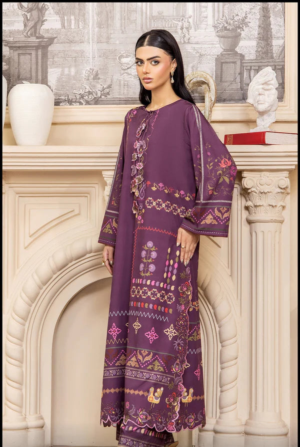 Nusrat Printed 2pc Poly Lawn